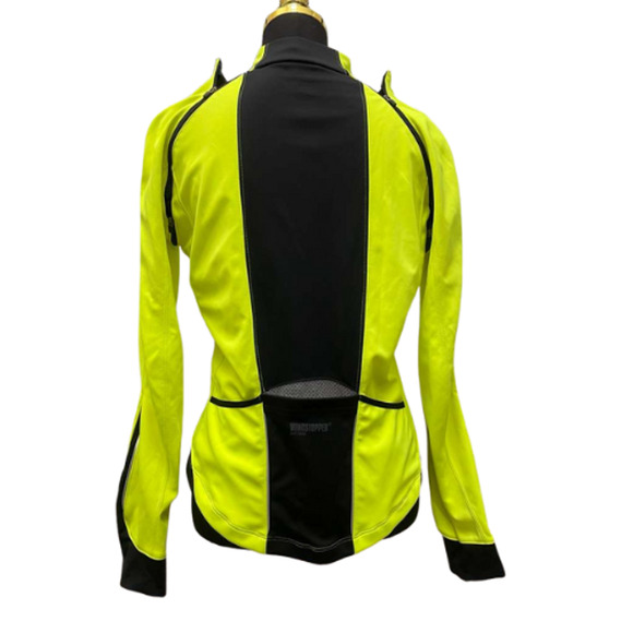 GORE Bike Wear PHANTOM SO LADY WINDSTOPPER Jacket Neon Yellow Women's M/38 - Picture 3 of 16